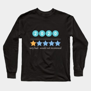 2020 one star very bad year Long Sleeve T-Shirt